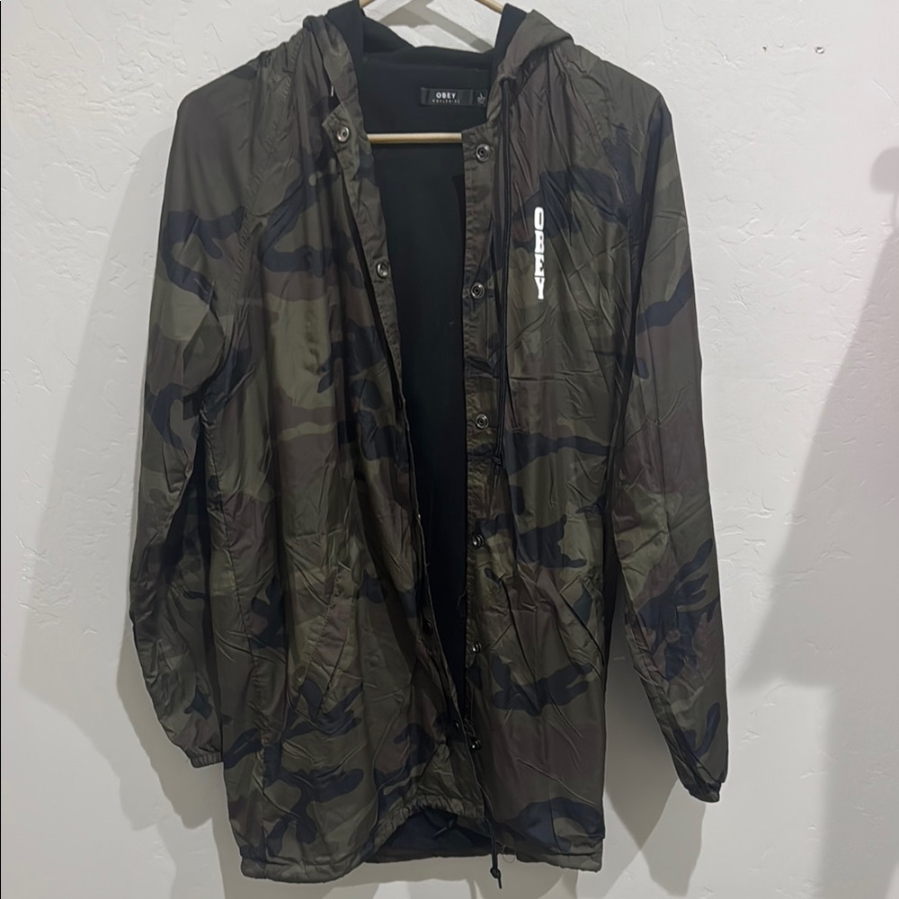Obey Lonely Hearts Club Camouflage Jacket